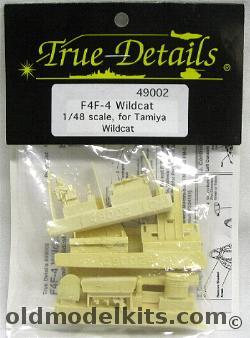 True Details 1/48 F4F-4 Wildcat Cockpit - Resin Detail Set- (F4F4), 49002 plastic model kit